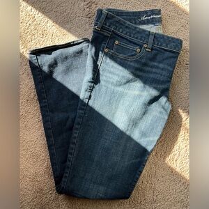 American Eagle Outfitters Women's Dark Wash Stretch Boot Cut Jeans